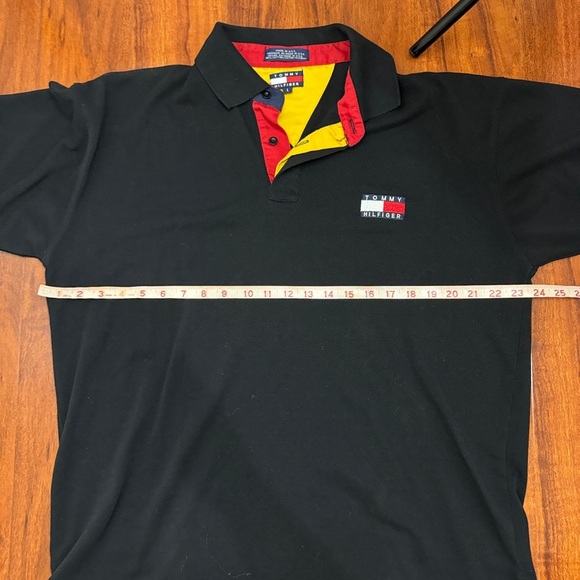 Tommy Hilfiger Polo Shirt Size Large Vintage - Picture 5 of 6